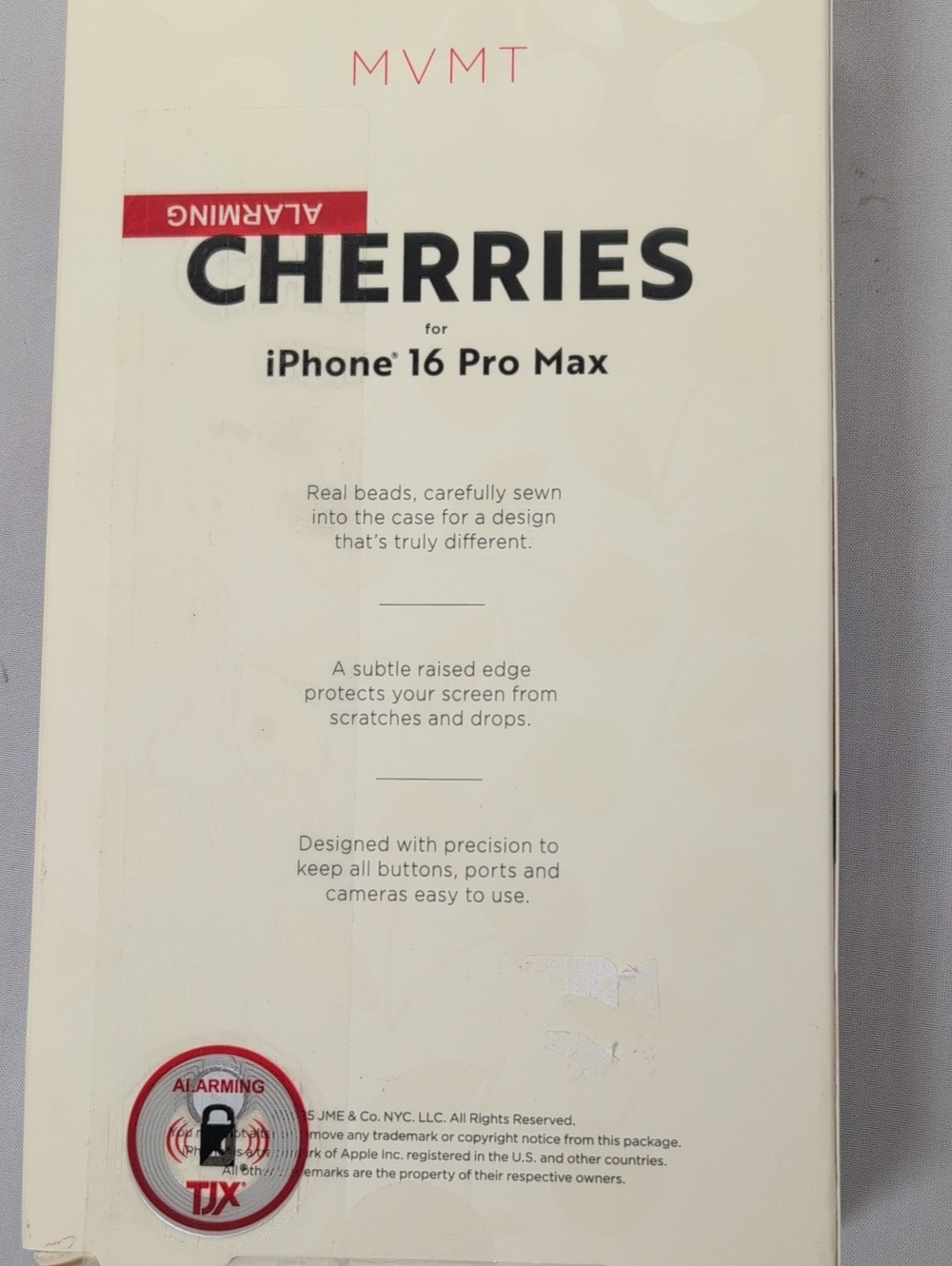 MVMT Beaded Limited Edition Cherries iPhone 16 Pro Max Phone Case - Picture 6 of 6